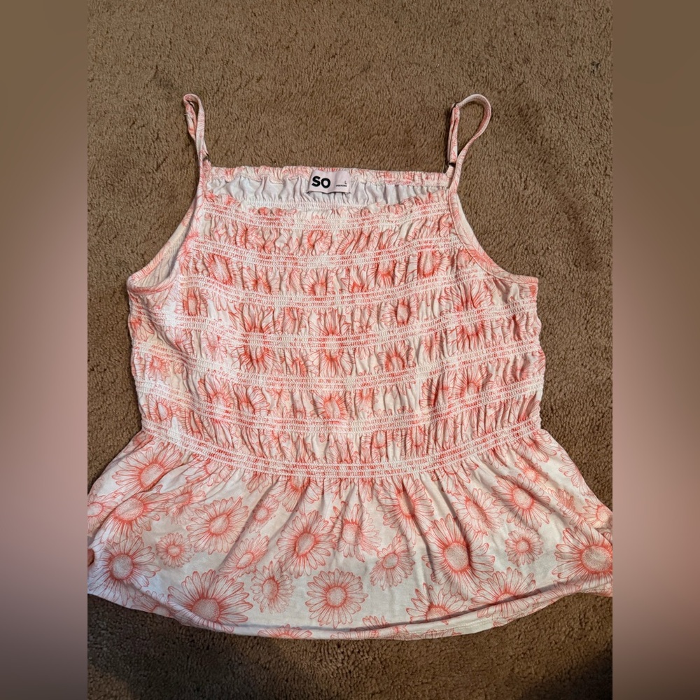 SO Women's Pink Floral Camisole